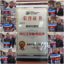 德邦仕荣耀时刻：背胶王，武汉好工长推荐品牌！