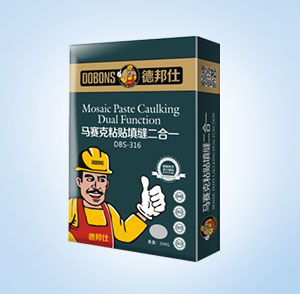 马赛克粘贴填缝